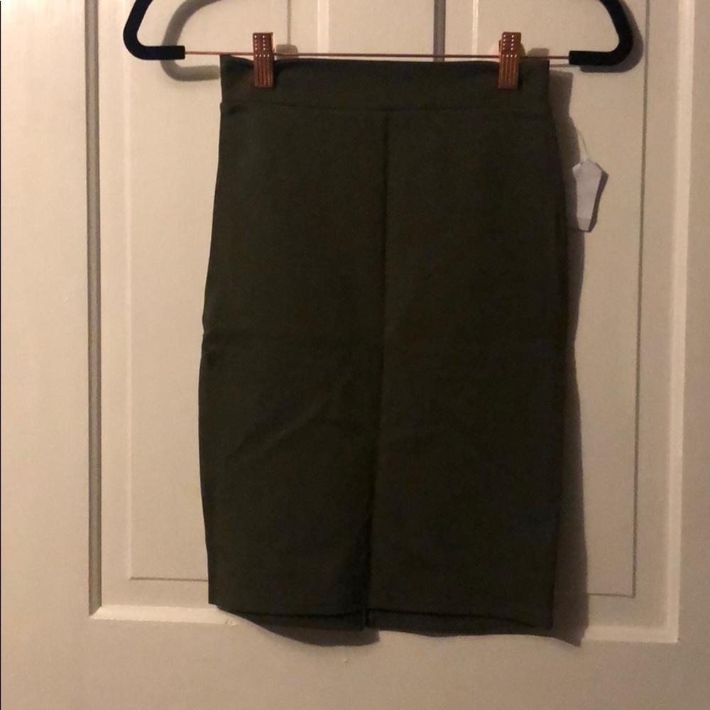 Olive/Army Green Pencil Skirt